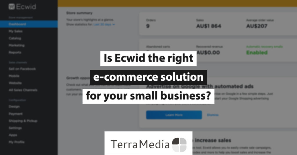 Is Ecwid the right e-commerce solution - Header