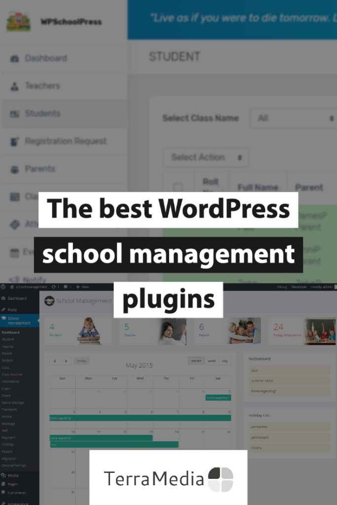 Best WordPress School Management Plugins Pin 2