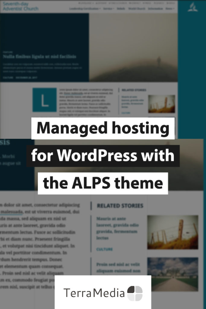 Managed Hosting for WordPress with the ALPS theme - Pin