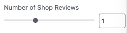 Number of Shop Reviews